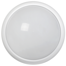 Светодиодный светильник ДПО 3030 12Вт 4500K IP54 круг белый пластик IEK