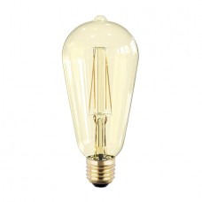 Светодиодная лампа LED-ST64-PRM 6Вт Е27 3000К 540Лм золотистая ASD