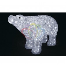 Акриловая фигура NEON-NIGHT Белый медведь 80*55 см 513-302