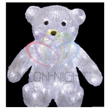 Акриловая фигура NEON-NIGHT Медвежонок 30 см, 80 белых светодиодов 513-268