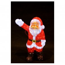 Акриловая фигура NEON-NIGHT Санта Клаус приветствует 60 см, 200 белых светодиодов 513-272