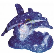 Акриловая фигура NEON-NIGHT Синие дельфины 65х48х48 см 513-132