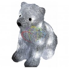 Акриловая светодиодная фигура NEON-NIGHT Медвежонок, 29 см, на батарейках, 20 светодиодов 513-313