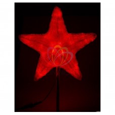 Акриловая светодиодная фигура NEON-NIGHT Звезда 80см, 240 светодиодов, красная, 18,5В 513-482