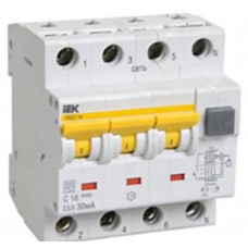 Выключатель автоматический дифференциального тока ИЭК АВДТ 34 C10 10мА MAD22-6-010-C-10