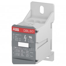 Блок DBL80 распределительный, 80А, 1 -полюсный ABB