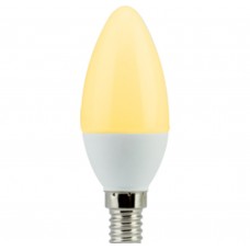 Светодиодная лампа Candle LED 6,0W 220V E14 золотистая свеча (композит) 101x37 Ecola