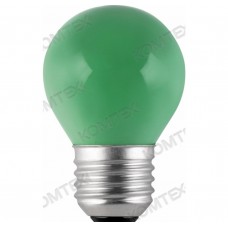 Лампа накаливания DC 10W E27 green Комтех