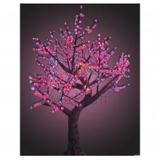 Дерево уличное NEON-NIGHT Азалия, высота 2.3 метра, 960 светодиодов розового цвета, 24V трансформатор 531-135