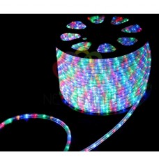 Дюралайт светодиодный NEON-NIGHT свечение с динамикой, мульти(RYGB), 220В, диаметр 13 мм, бухта 100м 121-329