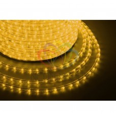 Дюралайт светодиодный, свеч.с динамикой, желтый, 220В, диаметр 13 мм, бухта 100м, NEON-NIGHT