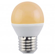 Светодиодная лампа Ecola globe LED Premium 8,0W G45 220V E27 золотистый шар (композит) 75x45