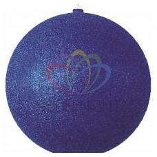 Елочная фигура NEON-NIGHT Шар с блестками, 20 см, цвет синий 502-033