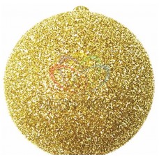 Елочная фигура NEON-NIGHT Шар с блестками, 20 см, цвет золотой 502-031
