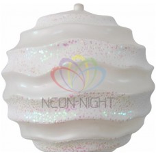 Елочная фигура NEON-NIGHT Шар с юбочкой, 30 см, цвет серебряный 502-085