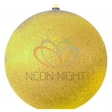 Елочная фигура NEON-NIGHT Шарик, 25 см, цвет золотой 502-151