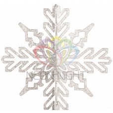 Елочная фигура NEON-NIGHTСнежинка ажурная 3D, 46 см, цвет белый 502-356