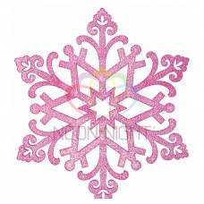 Елочная фигура NEON-NIGHTСнежинка Снегурочка, 81 см, цвет фиолетовый 502-377