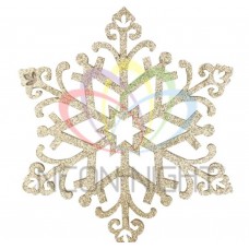 Елочная фигура NEON-NIGHTСнежинка Снегурочка, 81 см, цвет золотой 502-379