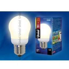 Лампа люминисцентная ESL-G45-11W 2700K E27 шар UNIEL