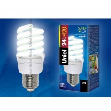 Лампа люминисцентная ESL-S41-24/4000/E27 картон Uniel
