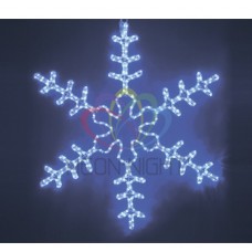 Фигура NEON-NIGHT BN-107-LED Большая Снежинка светодиодная синяя, размер 95*95 см 501-332