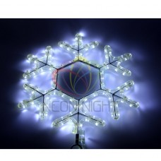 Фигура NEON-NIGHT Снежинка LED БЕЛЫЙ, размер 45*38 см 501-212-1