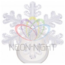 Фигура светодиодная на присоске "Снежинка маленькая", RGB NEON-NIGHT
