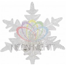 Фигура светодиодная на присоске "Снежинка Морозко", RGB NEON-NIGHT