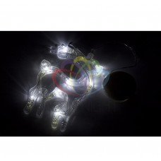 Фигура светодиодная NEON-NIGHT Олененок на присоске с подвесом, БЕЛЫЙ 501-016