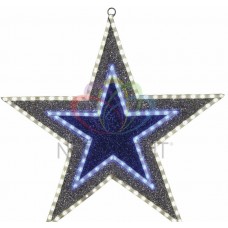 Фигура NEON-NIGHTЗвезда бархатная, с постоянным свечением, размеры 61 см 514-015