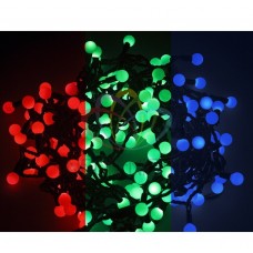 Гирлянда NEON-NIGHT LED - шарики, RGB 10 м 80 диодов 23мм, 303-519
