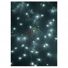 Гирлянда NEON-NIGHT Светодиодный Дождь 1,5х1м, прозрачный провод, 220В, диоды БЕЛЫЕ 235-025