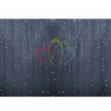 Гирлянда NEON-NIGHT Светодиодный Дождь 2х6м., прозрачный провод, 220В, диоды БЕЛЫЕ, 235-175