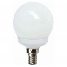 Лампа люминисцентная Ecola globe 11W DEG/G60 220V E14 4100K шар 95х60