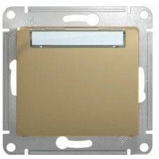 GLOSSA Нажимная КНОПКА с табличкой, сх.1, механизм, ТИТАН Schneider Electric
