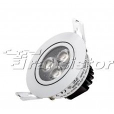Светильник светодиодный Arlight IM-85AW Warm White 30deg (3x2W, 220V)