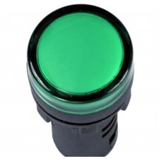 Индикатор светосигнальный AD16DS(LED)матрица d16мм 12В АС/DC TDM ELECTRIC зелёный