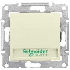 Кн.выкл. с надп. подсв., беж. Schneider Electric