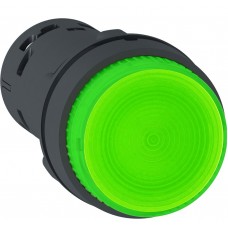 Кнопка 22мм 24в зеленая с подсв. Schneider Electric