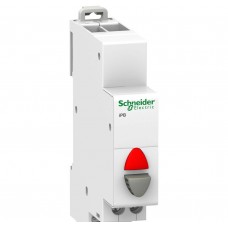 Кнопка упр-я ipb 1нз сер+красн индик-р Schneider Electric