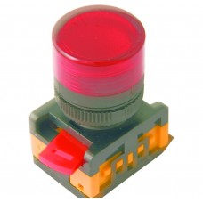 Кнопка управления ABLF-22 d22мм неон/230В1з+1р TDM ELECTRIC