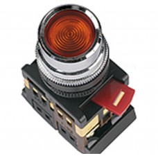 Кнопка управления ABLFS-22 d22 мм неон/230 В 1з+1р TDM ELECTRIC SQ0704-0008