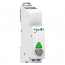 Кнопка управления ipb 1но серая+зеленый индикатор Schneider Electric