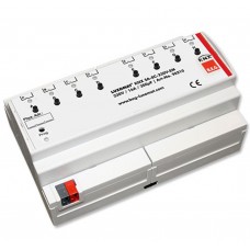 KNX SA-8C-EM/white Релейный актуатор KNX, функция измерения тока, 8-канальный, выход 230В~/16А, емкостная нагрузка до 200 мкФ, на DIN рейку, 8TE/IP20/белый BEG