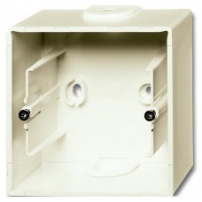 Коробка для открытого монтажа, 1-постовая, серия Basic 55, цвет альпийский белый ABB