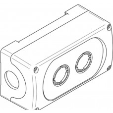 Пустой пластиковый корпус с винтами из нержавеющей стали ABB MEP2-0