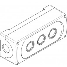 Пустой пластиковый корпус с винтами из нержавеющей стали ABB MEP3-0