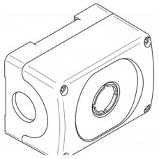 Корпус кнопочного поста MEP1-0 на 1 элемент пластиковый ABB