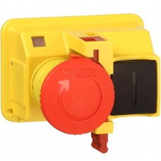 Красная грибовидная кнопка stop для корпусов gv2m Schneider Electric